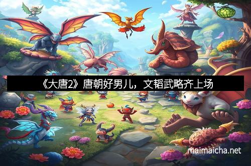 《大唐2》唐朝好男儿，文韬武略齐上场